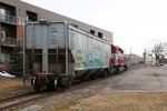 With a single loaded car from Turner St in tow, 4190 heads away